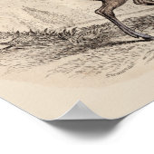 STAG（ワピティ）プリント ポスター (角)