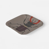 Stag Beetle ペーパープレート (傾斜あり)