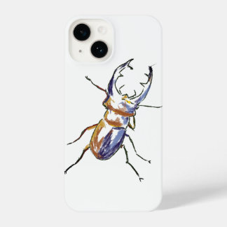  Stag Beetle Drawing iPhone 14ケース