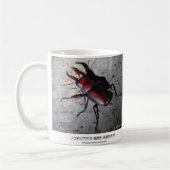 Stag Beetle,Prosopocoilus inclinatus コーヒーマグカップ (左)