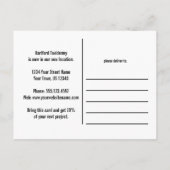 Stag Buck Swirlsが華美発表を進める | 案内ポストカード (裏面)