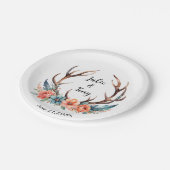 STAG & DEERウェディングパーティー紙プレート ペーパープレート (アングル)