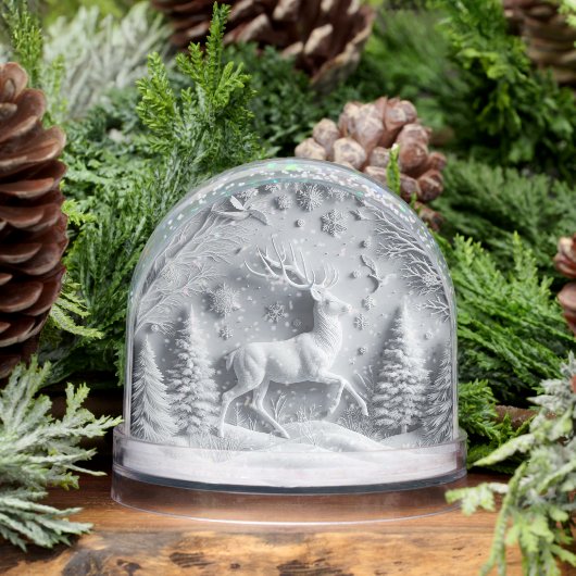 Stag Deer with With Poem Personalized  (冬)