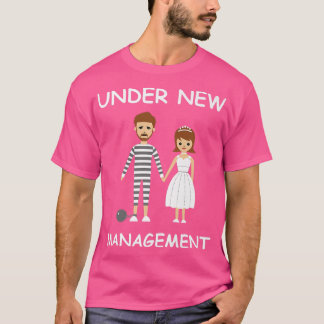 Stag Do T S Under New Management おもしろい Groom Stag Tシャツ