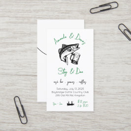 Stag & doe /ジャックジル魚釣りテーマイベントチケット 名刺