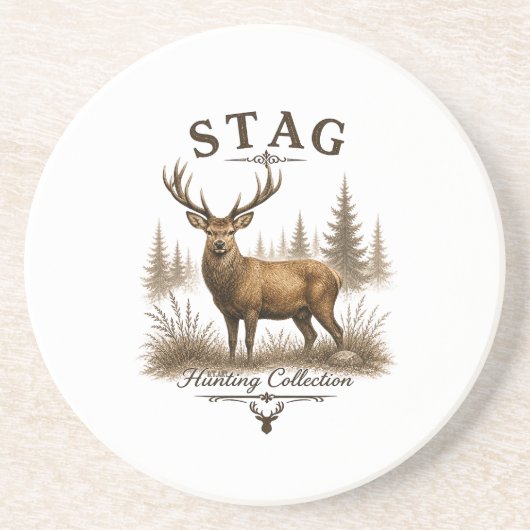 STAG – HUNTING COLLECTION コースター (正面)