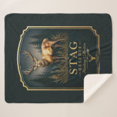 STAG – HUNTING COLLECTION  シェルパブランケット (正面(横))