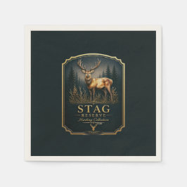 STAG – HUNTING COLLECTION  スタンダードカクテルナプキン