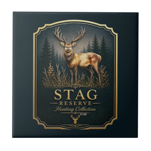 STAG – HUNTING COLLECTION タイル (正面)