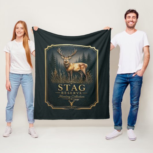 STAG – HUNTING COLLECTION  フリースブランケット (インサイチュ)