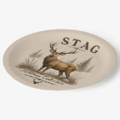 STAG – HUNTING COLLECTION  ペーパープレート (アングル)