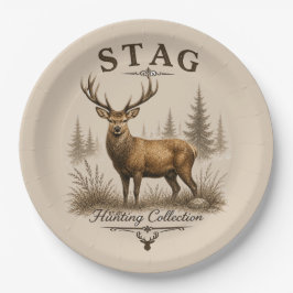 STAG – HUNTING COLLECTION  ペーパープレート