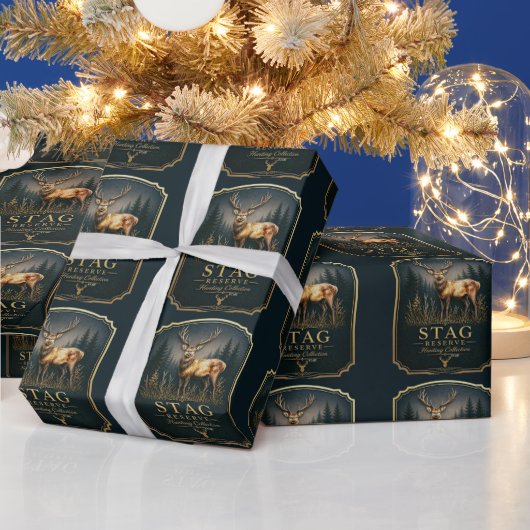 STAG – HUNTING COLLECTION  ラッピングペーパー (クリスマス)