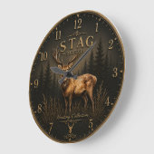 STAG – HUNTING COLLECTION ラージ壁時計 (傾斜)