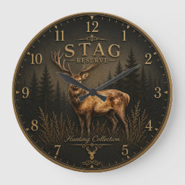 STAG – HUNTING COLLECTION  ラージ壁時計