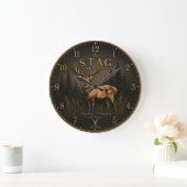STAG – HUNTING COLLECTION ラージ壁時計 (ホーム)