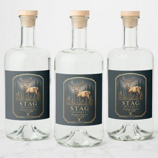 STAG – HUNTING COLLECTION  リキュールボトルラベル (ボトル)