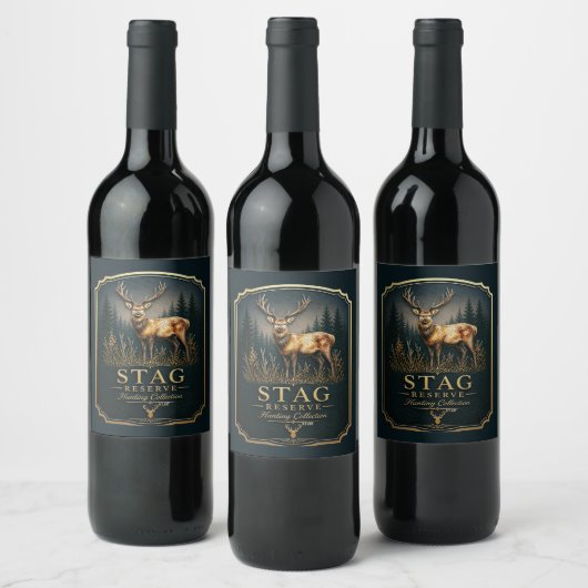 STAG – HUNTING COLLECTION  ワインラベル (ボトル)