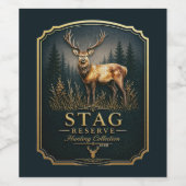 STAG – HUNTING COLLECTION  ワインラベル (シングルラベル)