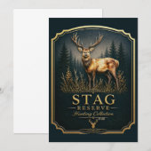 STAG – HUNTING COLLECTION 招待状 (正面/裏面)