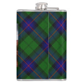 Stag in Heather/アームストロングパーソナライズされたバッジ フラスク (裏面)