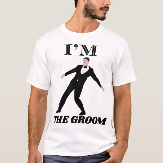 Stag Night Groom Groomsmen Party Shirt – Funny  Tシャツ (正面)