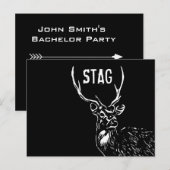  stag party の招待状（ポストカード） インビテーションポストカード (正面/裏面)