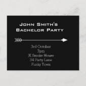  stag party の招待状（ポストカード） インビテーションポストカード (裏面)