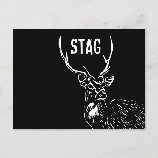  stag party の招待状（ポストカード） インビテーションポストカード (正面)