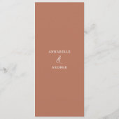 stag rust terracottaのメ結婚ニューエレガントフローラ メニュー (裏面)