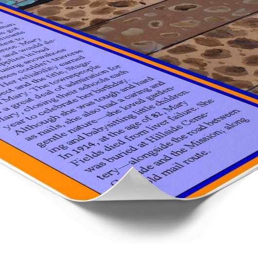 Stagecoach Mary Fieldsポスター ポスター (角)