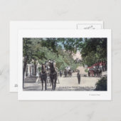 StagecoachHighland春の到着， CA ポストカード (正面/裏面)