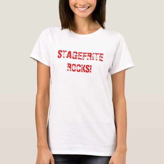 STAGEFRITEの石! Tシャツ (正面)