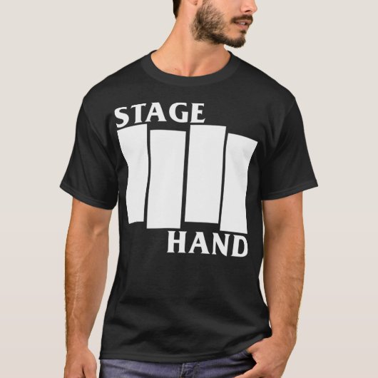 STAGEHANDリギング技術者劇場ステージハンドCo Tシャツ (正面)