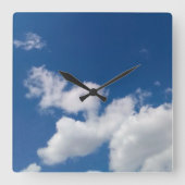 Stages in the clouds スクエア壁時計 (正面)