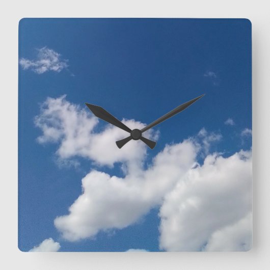 Stages in the clouds スクエア壁時計 (正面)