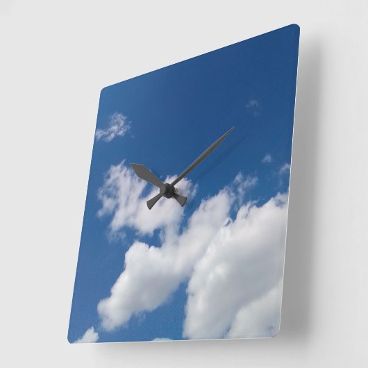 Stages in the clouds スクエア壁時計 (傾斜)