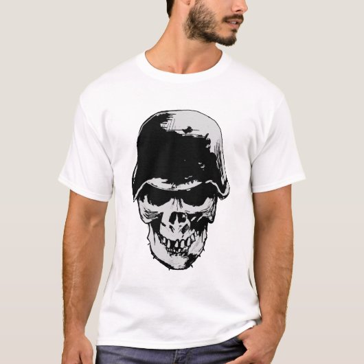 stahlhelmのスカル tシャツ (正面)