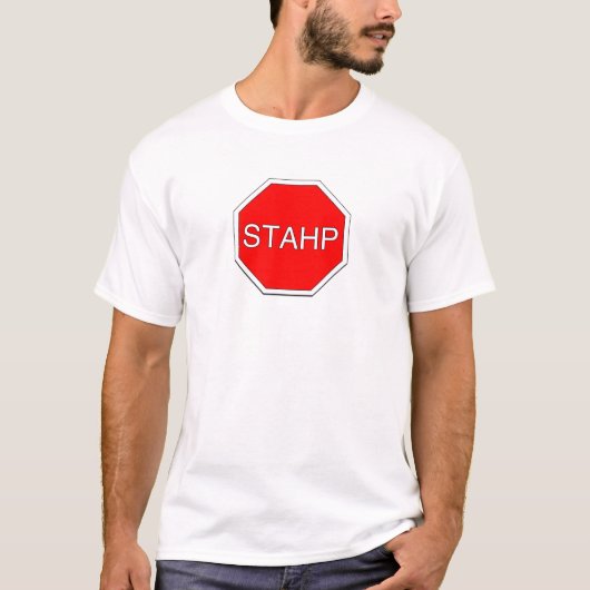 Stahpのミームのワイシャツ Tシャツ (正面)