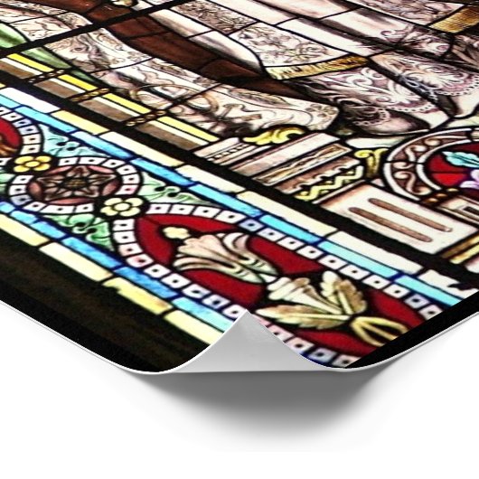Stain glass ポスター (角)