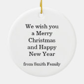 Stain glass Ornament セラミックオーナメント (裏面)