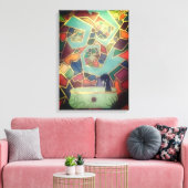 Stained Dreams キャンバスプリント (インサイチュ (リビング))