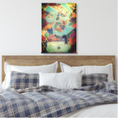 Stained Dreams キャンバスプリント (インサイチュ (寝室))