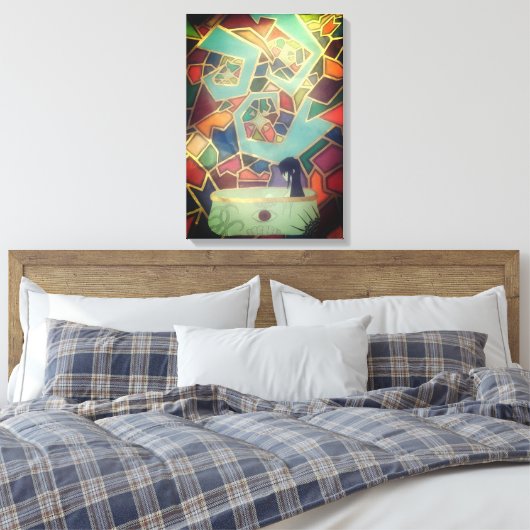 Stained Dreams キャンバスプリント (インサイチュ (寝室))