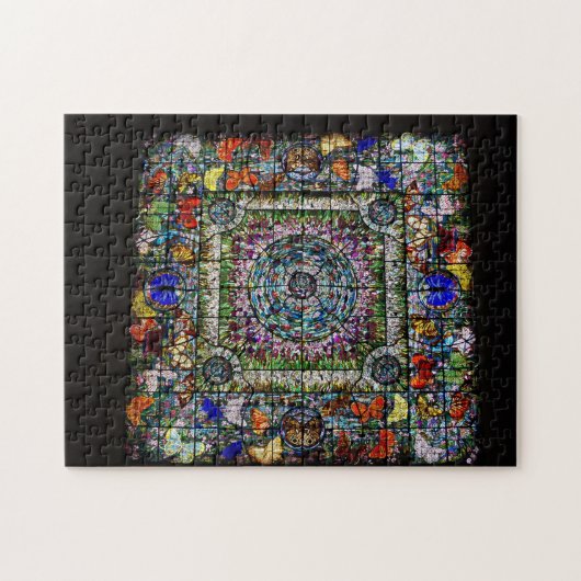 Stained Glass ジグソーパズル (横)