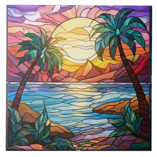 Stained Glass タイル (正面)