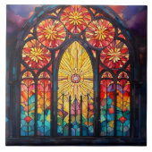 Stained Glass  タイル (正面)