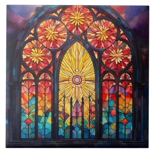 Stained Glass タイル (正面)