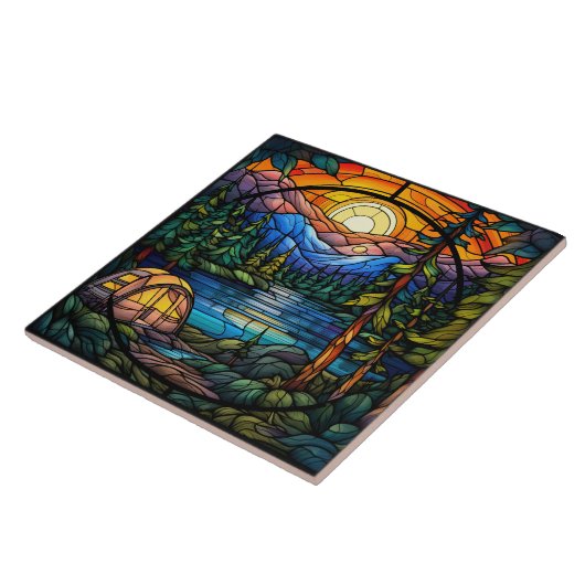 Stained Glass  タイル (側面)