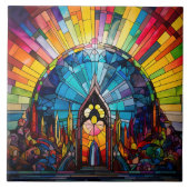  Stained Glass  タイル (正面)